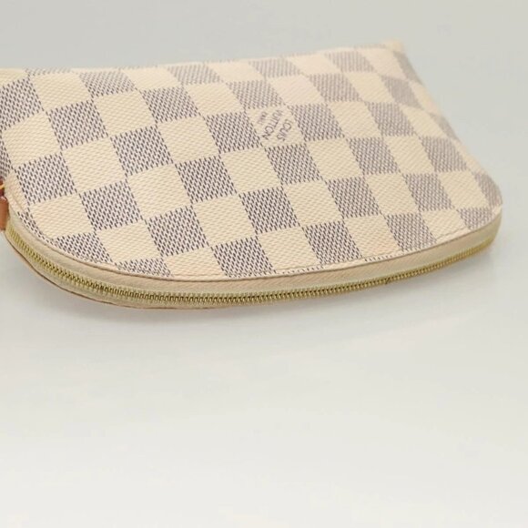 LOUIS VUITTON Damier Azur Pochette Cosmetic PM Pouch - Picture 5 of 16